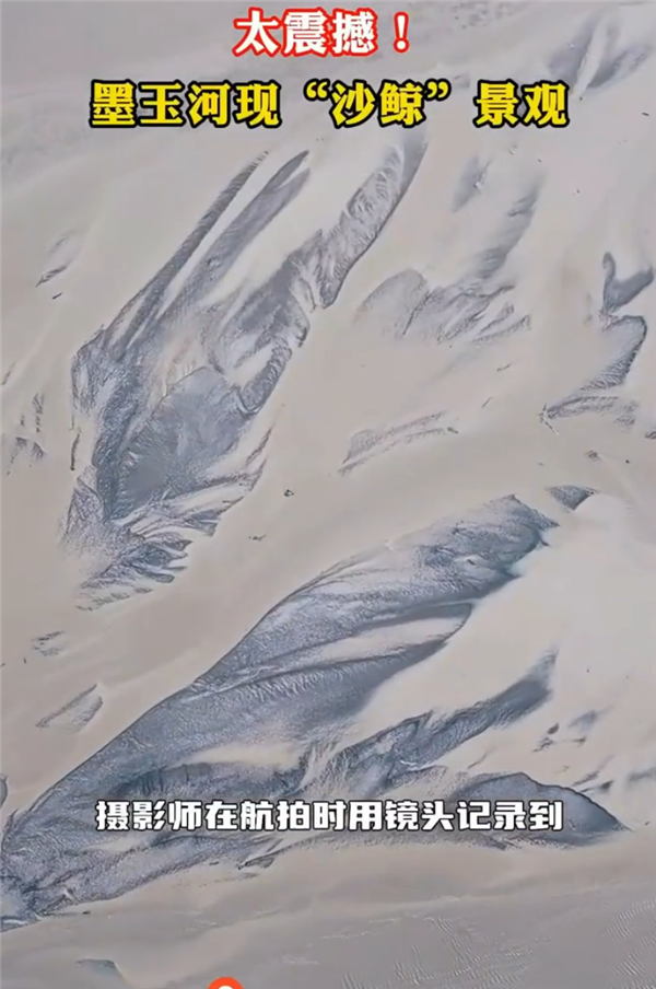 新疆一河水退去惊现巨鲸图案:长达520米 新疆一河水退去惊现巨鲸图案 第1张 新疆一河水退去惊现巨鲸图案:长达520米 新疆一河水退去惊现巨鲸图案 第1张