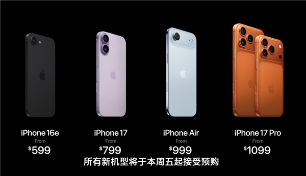 一文看懂iPhone 17/Air/Pro/Pro Max四款配置区别 第1张 一文看懂iPhone 17/Air/Pro/Pro Max四款配置区别 第1张