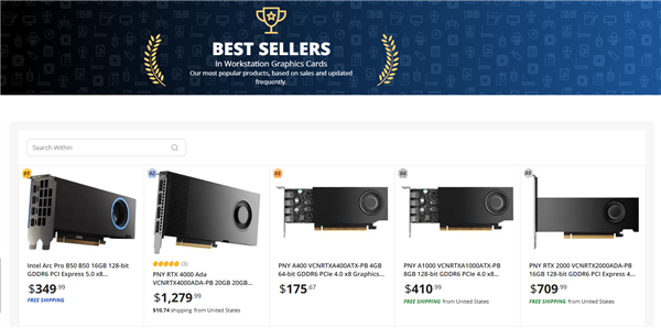 上市十天：Intel锐炫Pro B50火速登顶畅销榜首！16GB大显存2999元 Intel锐炫Pro B50 第1张