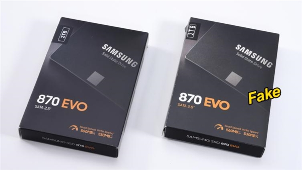 三星870 EVO写入120GB就报废!拆开才发现是假货:Windows都被骗了 EVO写入120GB就报废 第7张 三星870 EVO写入120GB就报废!拆开才发现是假货:Windows都被骗了 EVO写入120GB就报废 第7张