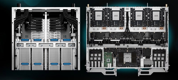 2.9 Exaflops全液冷巨兽!AMD首套AI机架Helios亮相:向NVIDIA发起全面挑战 AI机架Helios 第9张 2.9 Exaflops全液冷巨兽!AMD首套AI机架Helios亮相:向NVIDIA发起全面挑战 AI机架Helios 第9张