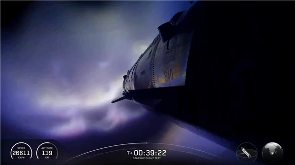 SpaceX星舰第13次试飞成功!首次部署V3版星链 超重型助推器受控溅落 SpaceX星舰 V3版星链 第4张 SpaceX星舰第13次试飞成功!首次部署V3版星链 超重型助推器受控溅落 SpaceX星舰 V3版星链 第4张