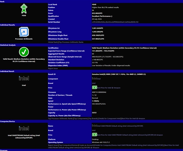 Intel下代至强7首次现身！32核240MB缓存、18A-P工艺跑通 Intel至强7 第1张
