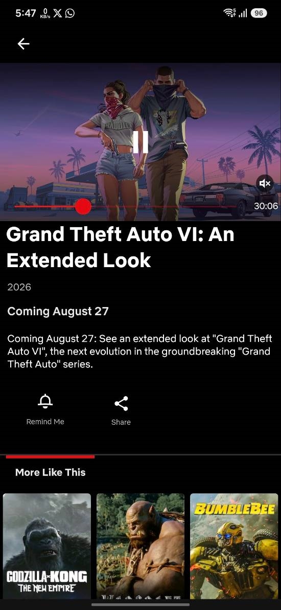 《GTA6》前瞻直播时长曝光!30分钟超长展示 GTA6 第1张 《GTA6》前瞻直播时长曝光!30分钟超长展示 GTA6 第1张