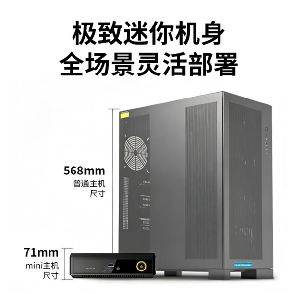 仅3.03升！索泰QU29N5000迷你主机发售：能跑30B大模型 售41999元 索泰QU29N5000迷你主机 第3张