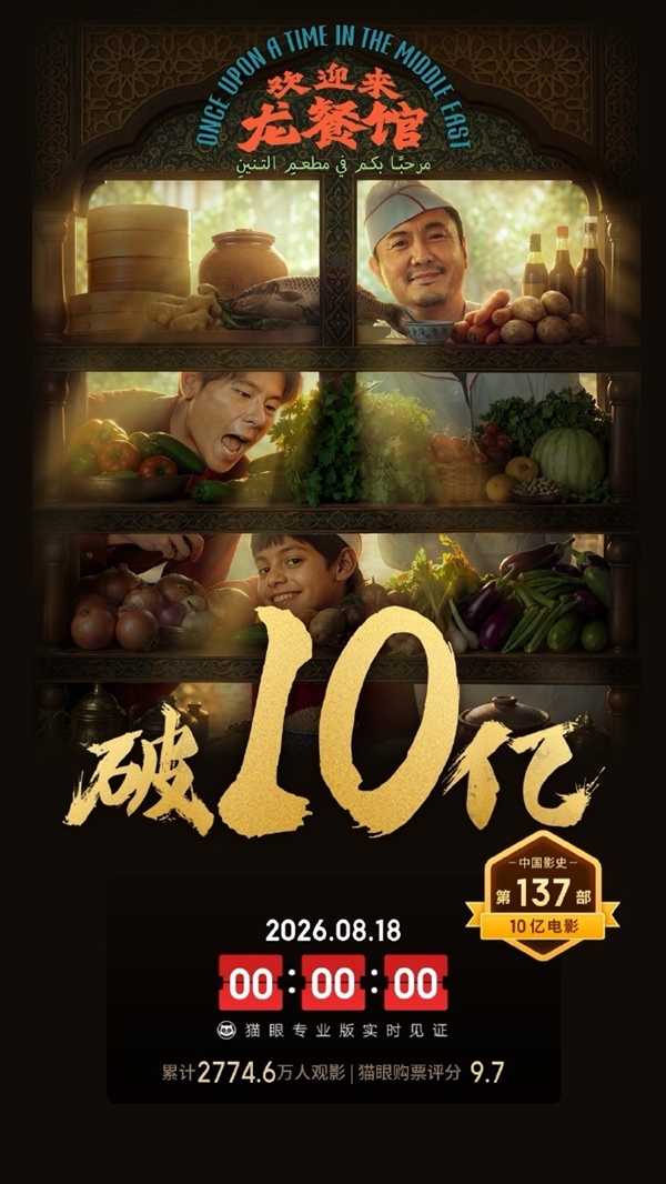 不是喜剧 沈腾《欢迎来龙餐馆》上映8天票房冲破10亿大关 欢迎来龙餐馆 第1张