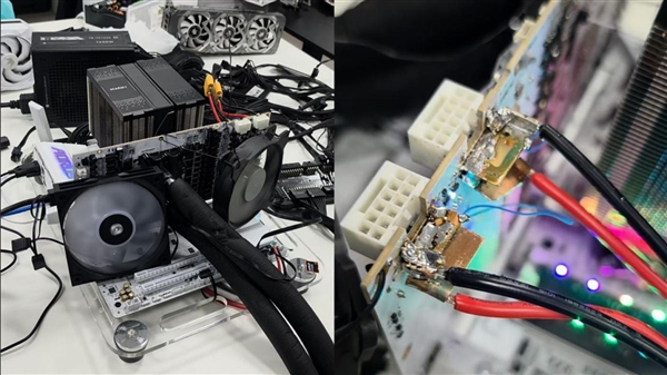 物理级防烧方案！大神魔改RTX 5090：16针接口直接焊死在PCB上 大神魔改RTX 5090 第1张