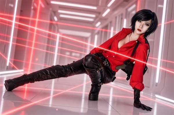 美女Cos《生化危机》艾达王美照 性感好身材藏不住 Cos 生化危机 第5张