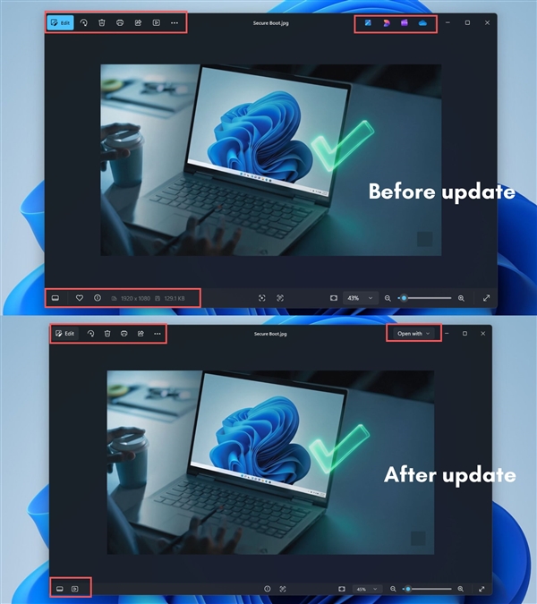 Windows 11照片应用大更新!大幅瘦身不臃肿:速度提升近一倍 11照片应用 第1张 Windows 11照片应用大更新!大幅瘦身不臃肿:速度提升近一倍 11照片应用 第1张