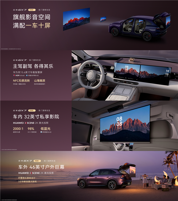 百万级以内增程最速SUV!启境GX7开启预售:24.99万起 启境GX7 第4张 百万级以内增程最速SUV!启境GX7开启预售:24.99万起 启境GX7 第4张