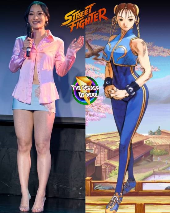 美女演员练出丰满大腿!真人春丽对比游戏立绘 春丽 第5张 美女演员练出丰满大腿!真人春丽对比游戏立绘 春丽 第5张