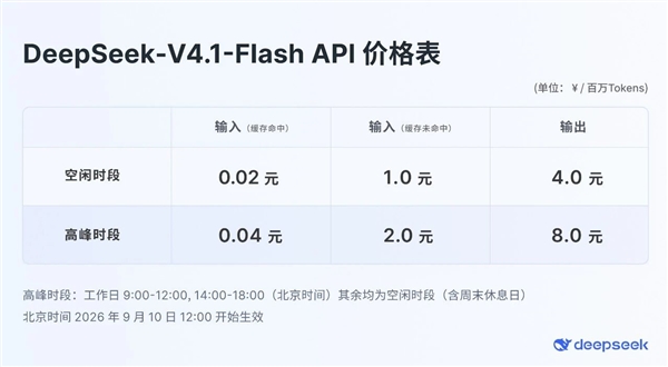DeepSeek V4.1 Flash正式发布:性能全面超越V4 Pro 成本更低 Flash 第4张 DeepSeek V4.1 Flash正式发布:性能全面超越V4 Pro 成本更低 Flash 第4张