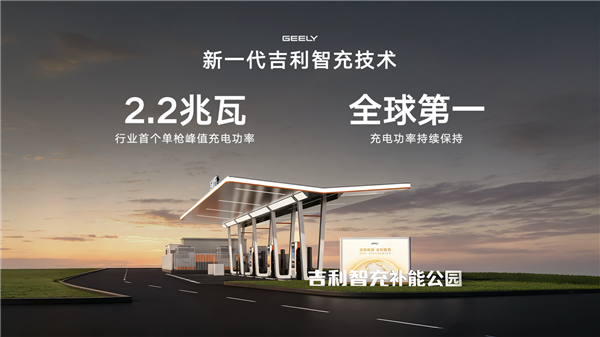 吉利新一代AI补能技术发布:单枪峰值功率2.2兆瓦全球第一! AI补能技术 第2张 吉利新一代AI补能技术发布:单枪峰值功率2.2兆瓦全球第一! AI补能技术 第2张