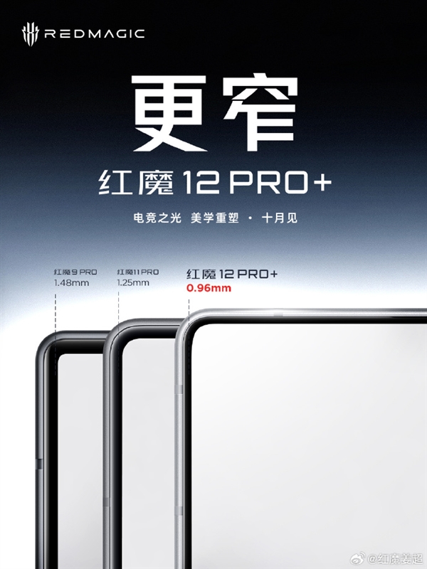 真全面屏旗舰!红魔12 Pro+官宣10月15日发布 首批搭载第六代骁龙8超级至尊版 红魔12 Pro+ 第六代骁龙8超级至尊版 第1张 真全面屏旗舰!红魔12 Pro+官宣10月15日发布 首批搭载第六代骁龙8超级至尊版 红魔12 Pro+ 第六代骁龙8超级至尊版 第1张